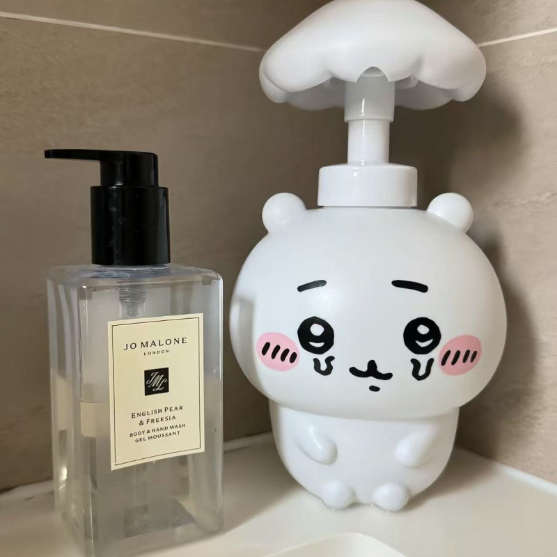 Home Bathroom Supplies - Chiikawa Bottle Kawaii Mushroom Hand Sanitizer