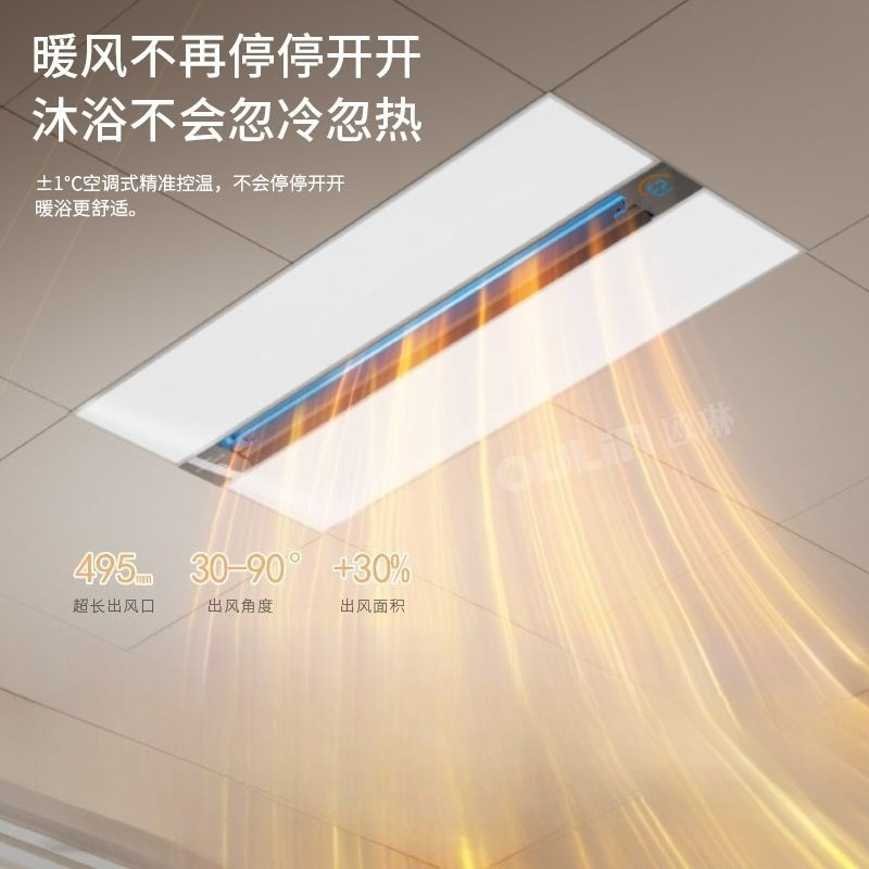 Bathroom Home Improvement - Smart 3-in-1 Bathroom Ceiling Heater -