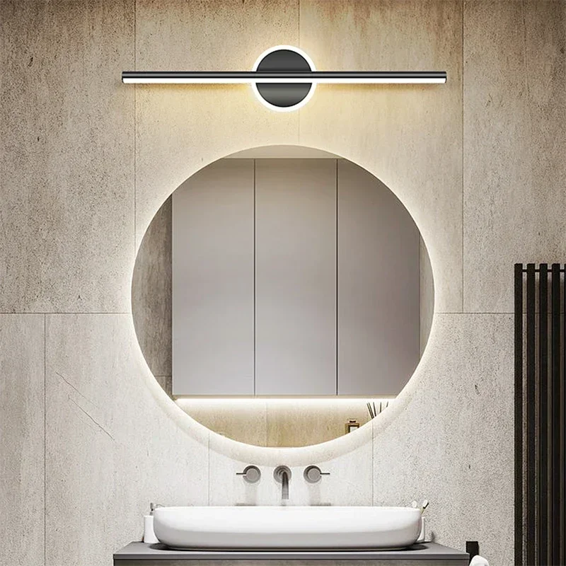 Modern LED Mirror Lamp 40/55cm - Home Theater Bathroom 评论和价格
