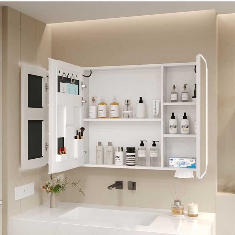 LED Bathroom Mirror Cabinet Al - Home Theater Bathroom 评论和价格
