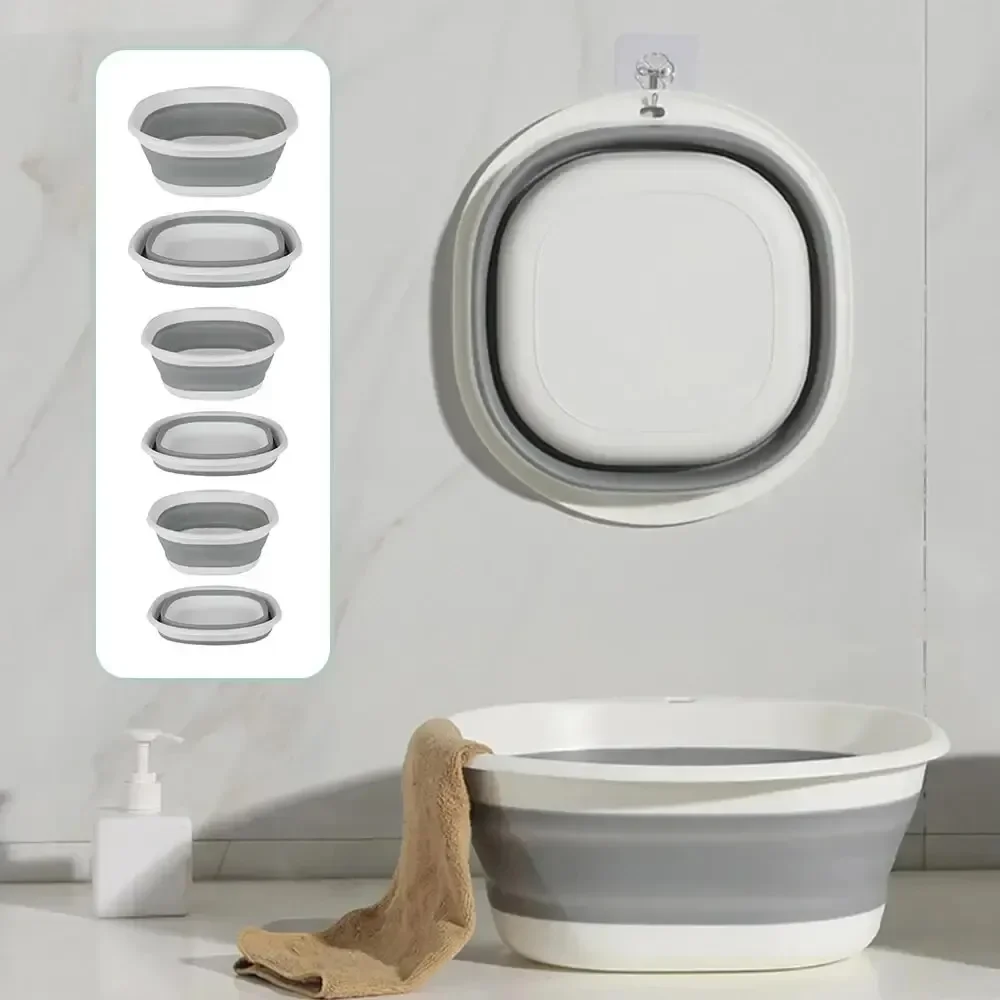 Plastic Folding Basins Portabl - Home Bathroom Wash Basin 评论和价格