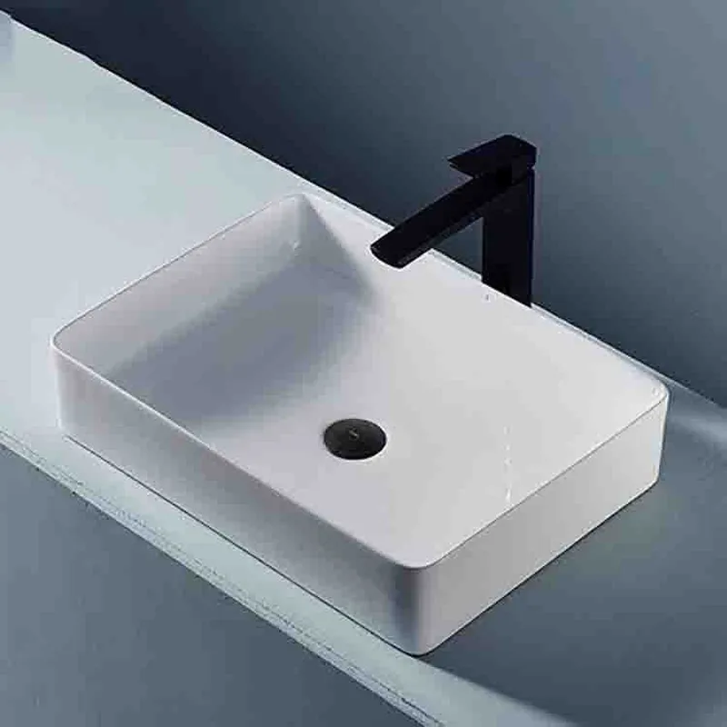 Rectangular Ceramic Vessel Sin - Home Bathroom Wash Basin 评论和价格