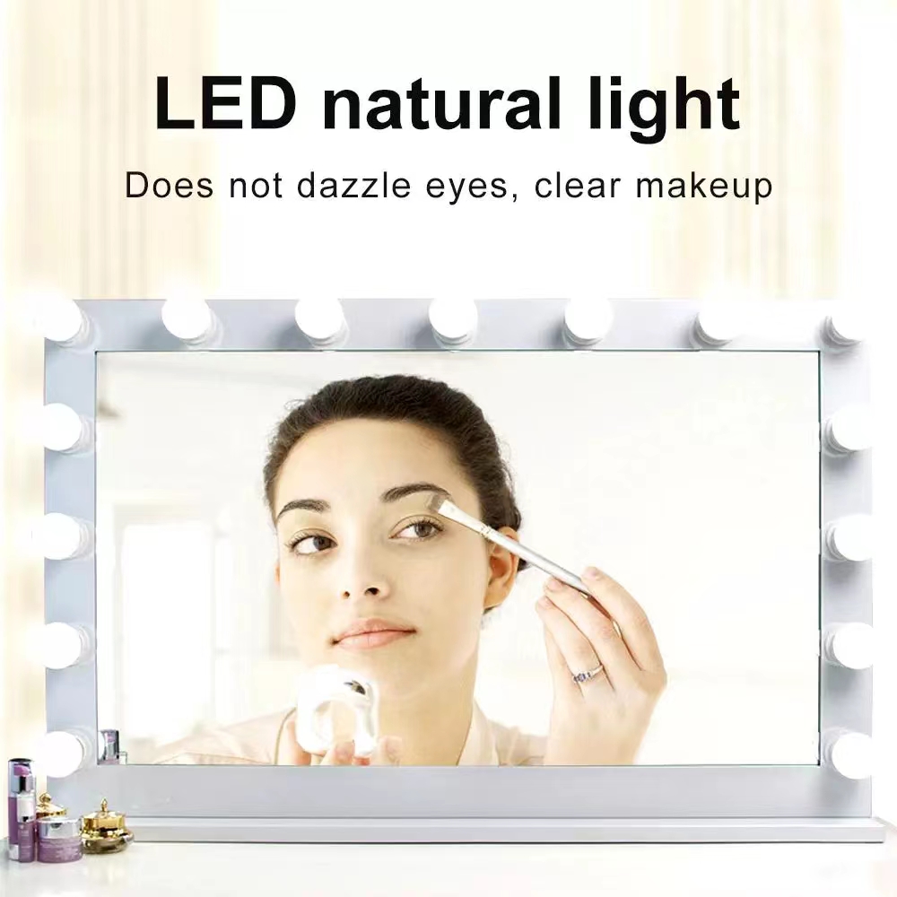 LED Light Paste Mirror Makeup  - Home Theater Bathroom 评论和价格