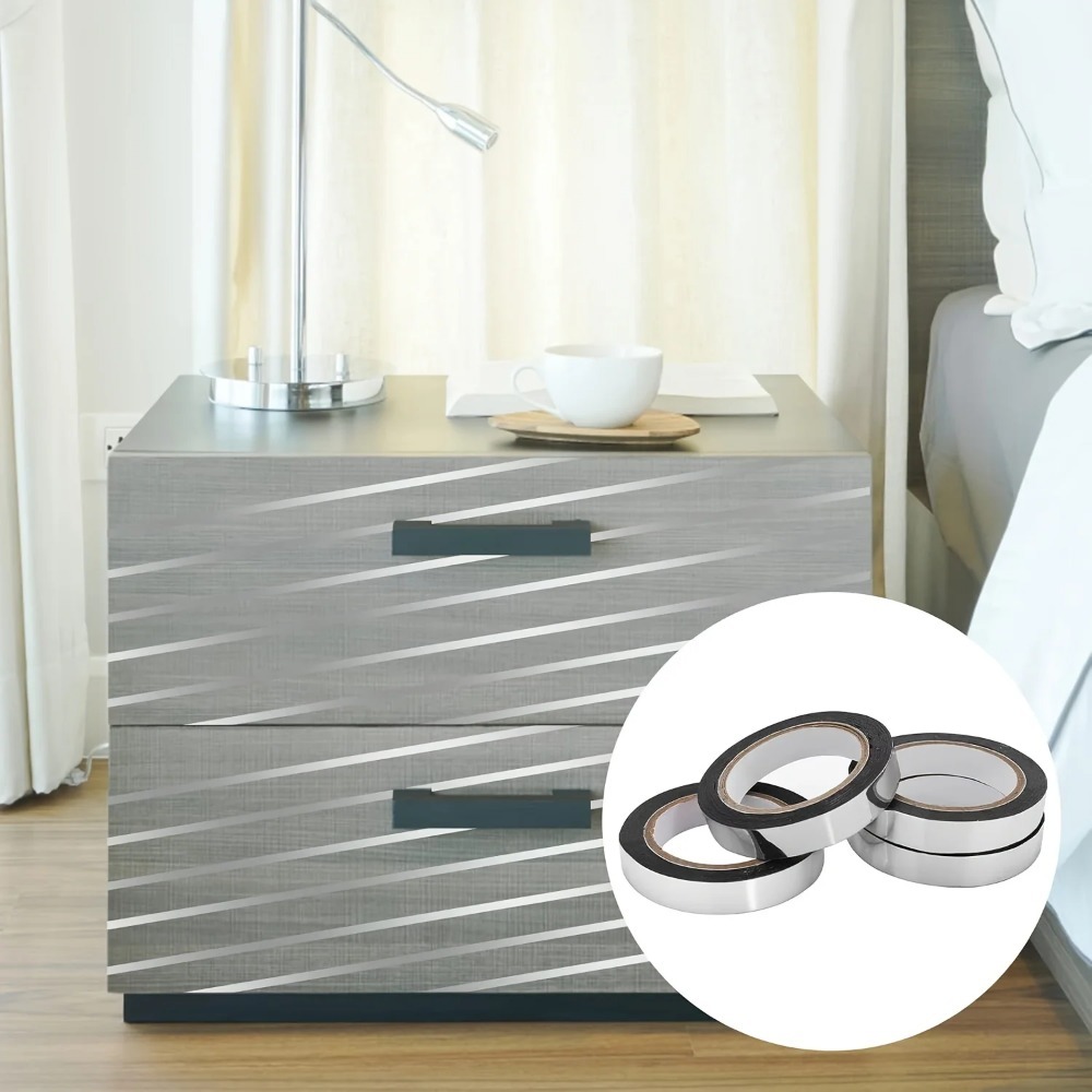 Silvery Metallic Mirror Tape,A - Home Theater Bathroom 评论和价格