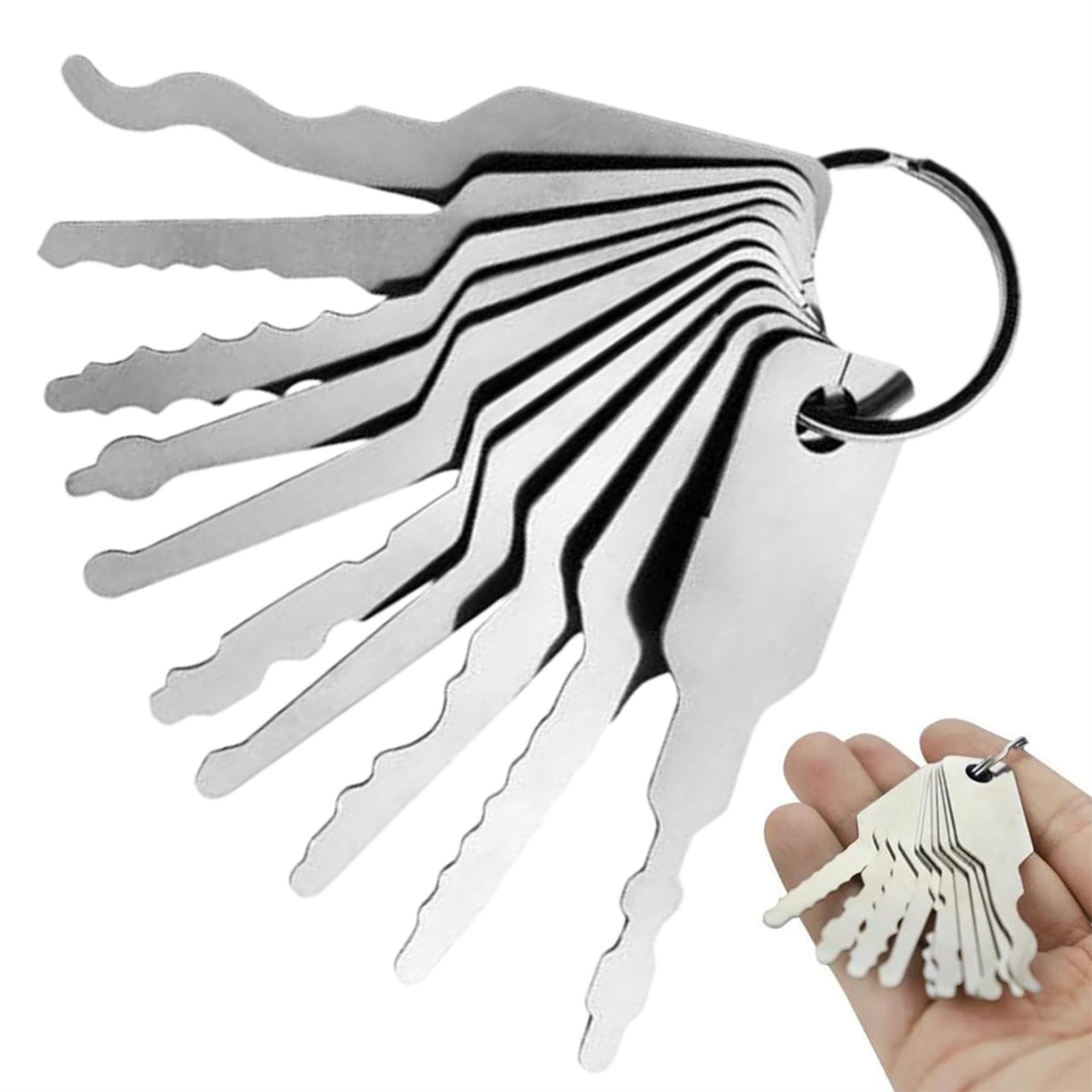 10pcs/Lot Uncut Key Blanks Loc - Home Bathroom Supplies 评论和价格