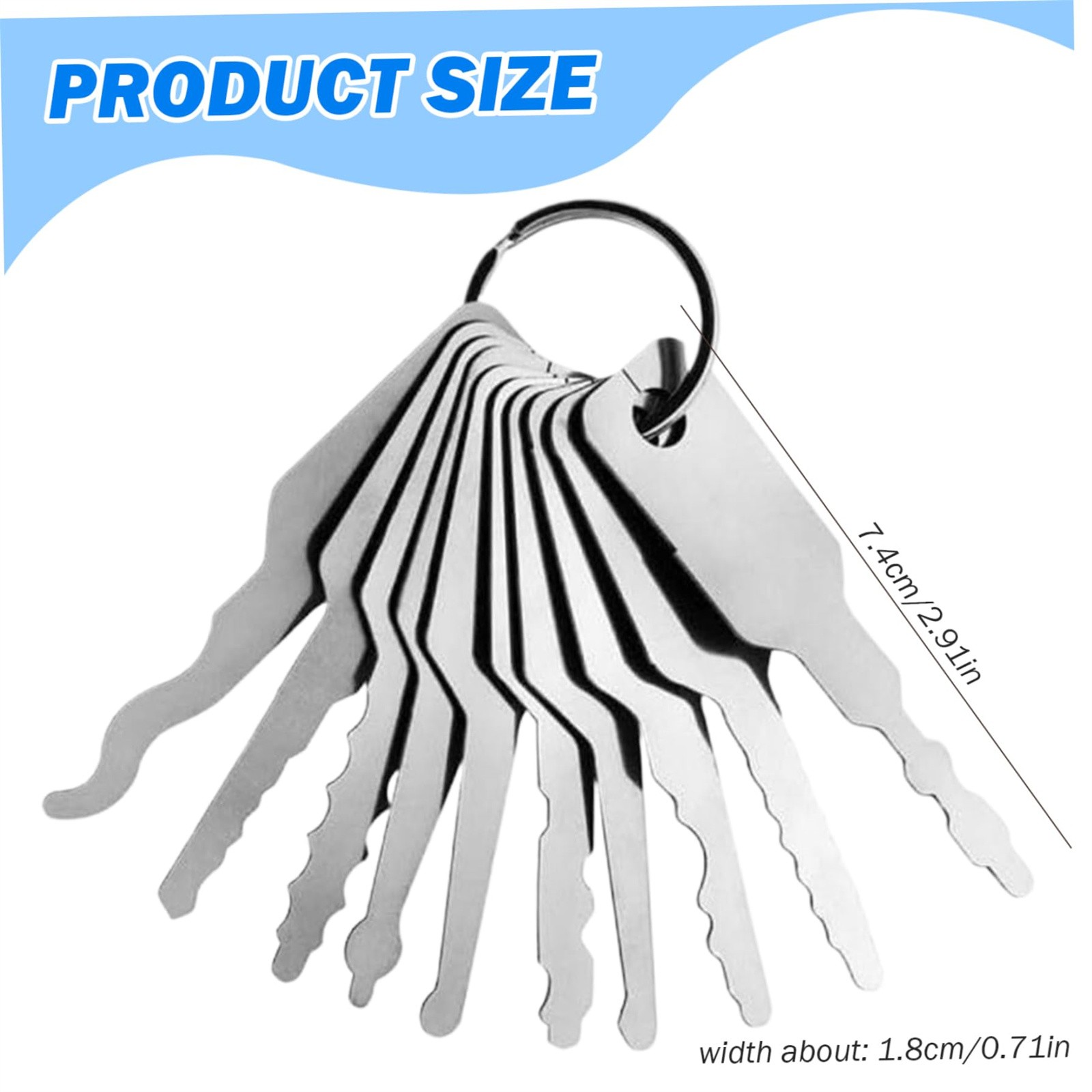 10pcs/Lot Uncut Key Blanks Loc - Home Bathroom Supplies 评论和价格