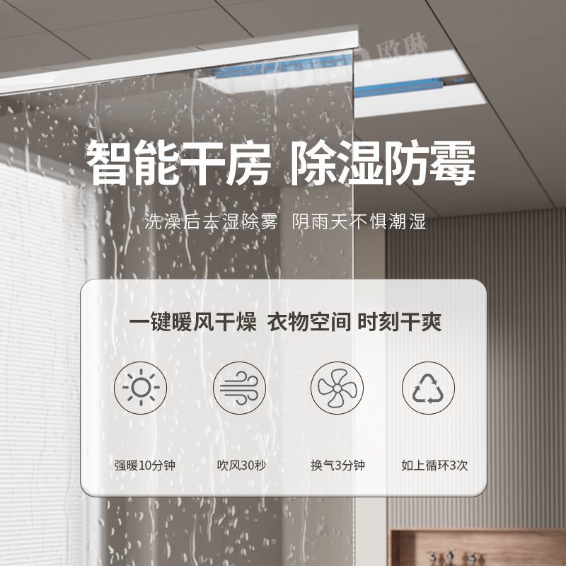Smart 3-in-1 Bathroom Ceiling  - Bathroom Home Improvement 评论和价格