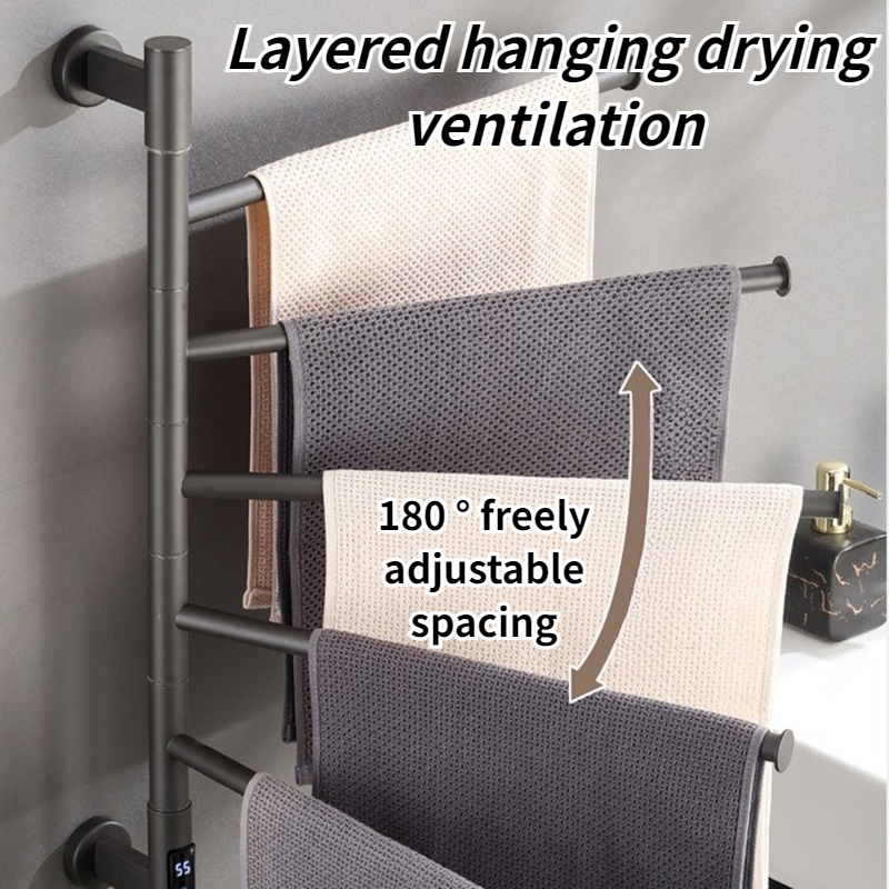 Electric Heated Towel Rail Rot - Home Bathroom Supplies 评论和价格