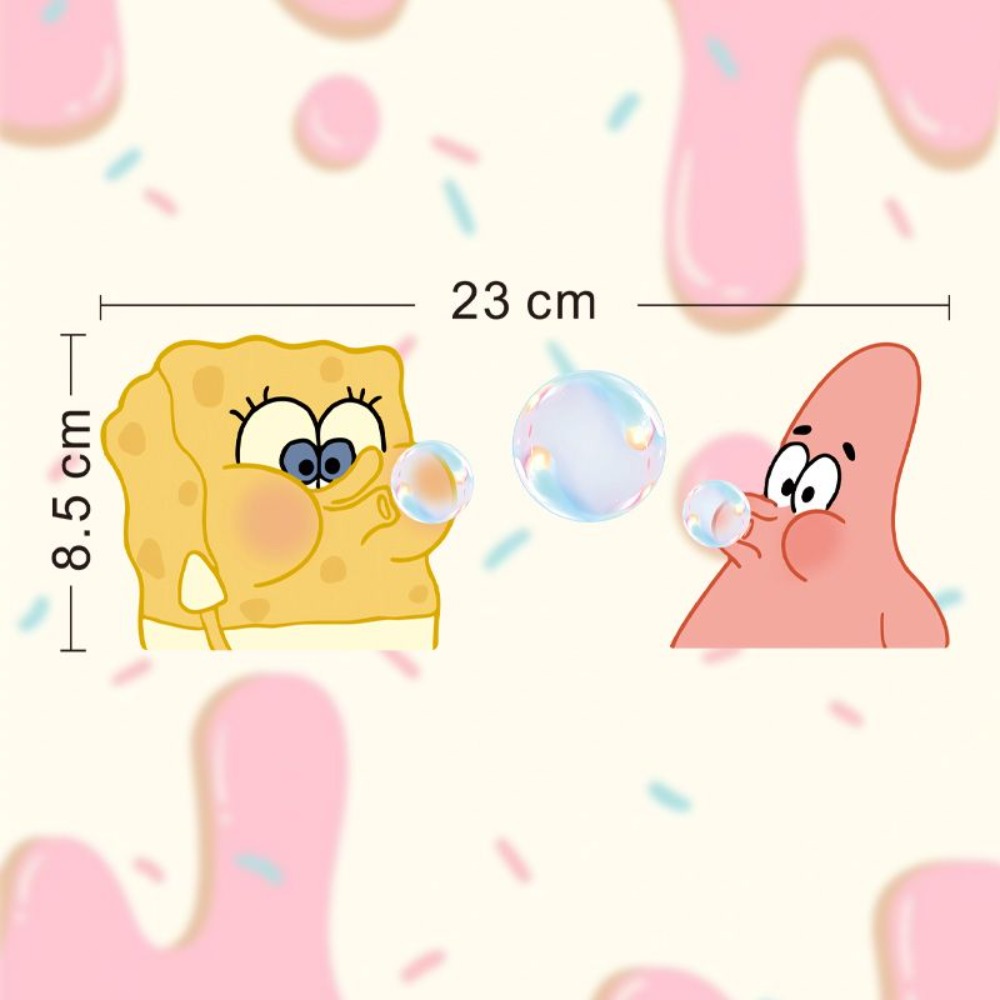 SpongeBob Bathroom Mirror Deca - Home Theater Bathroom 评论和价格