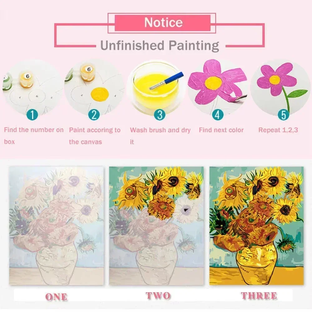 Oil Painting By Numbers Kits Z - Home Bathroom Movie 评论和价格